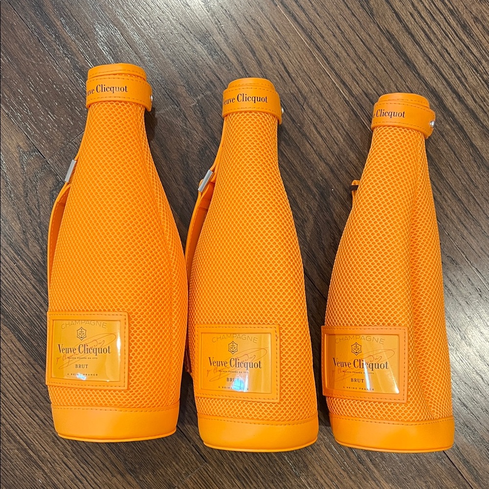 Veuve Clicquot Orange Champagne Bottle Cover Set
